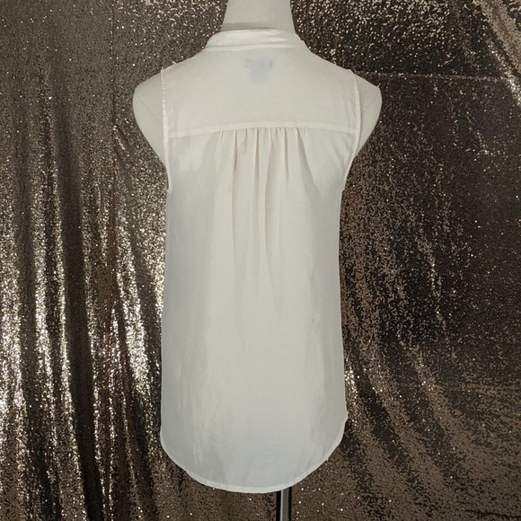 J. CREW WHITE TANK TOP | SIZE 0 - Picture 5 of 5